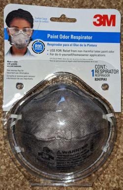 3M 8247 R95 Paint Ordor Respirator NIOSH