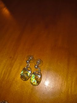 Abalone Sterling Earrings