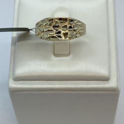 14K Nugget Ring. New 