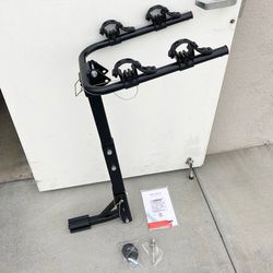 $45 (Brand New) Tilt Folding 2-Bike Mount Rack Bicycle Carrier for 1-1/4” and 2” Hitch Cars 70lbs Capacity
