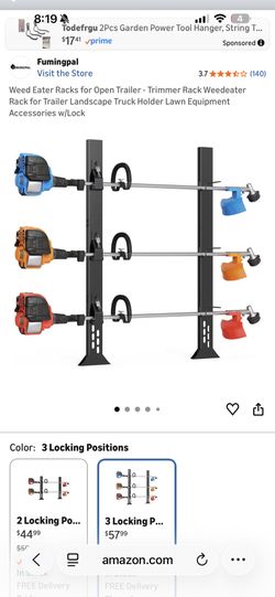 Weedeater Weed Wacker Holder For Trailer