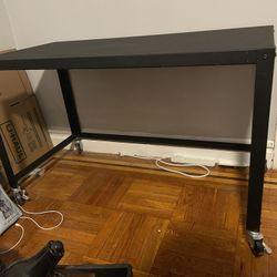 CB2 Rolling Desk (Go Cart) + Office Chair 