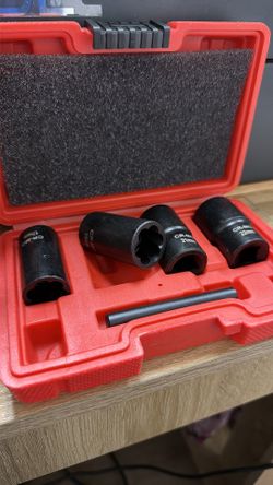 5PCS 1/2’’ Drive Bolt Extractor Tool Set – Heavy Duty