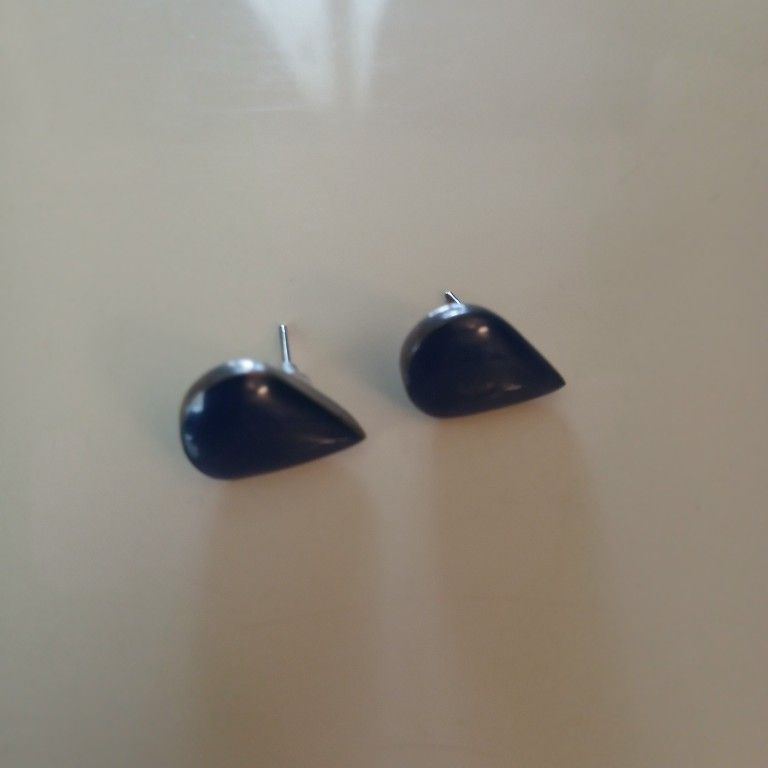Blue Lapis Silver Earrings 