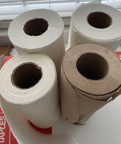 4 Partial Large Paper Towel Rolls - Thick Good quality