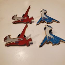 Pokemon Latios and Latias pins