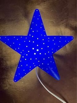Star nightlight with wall plug 