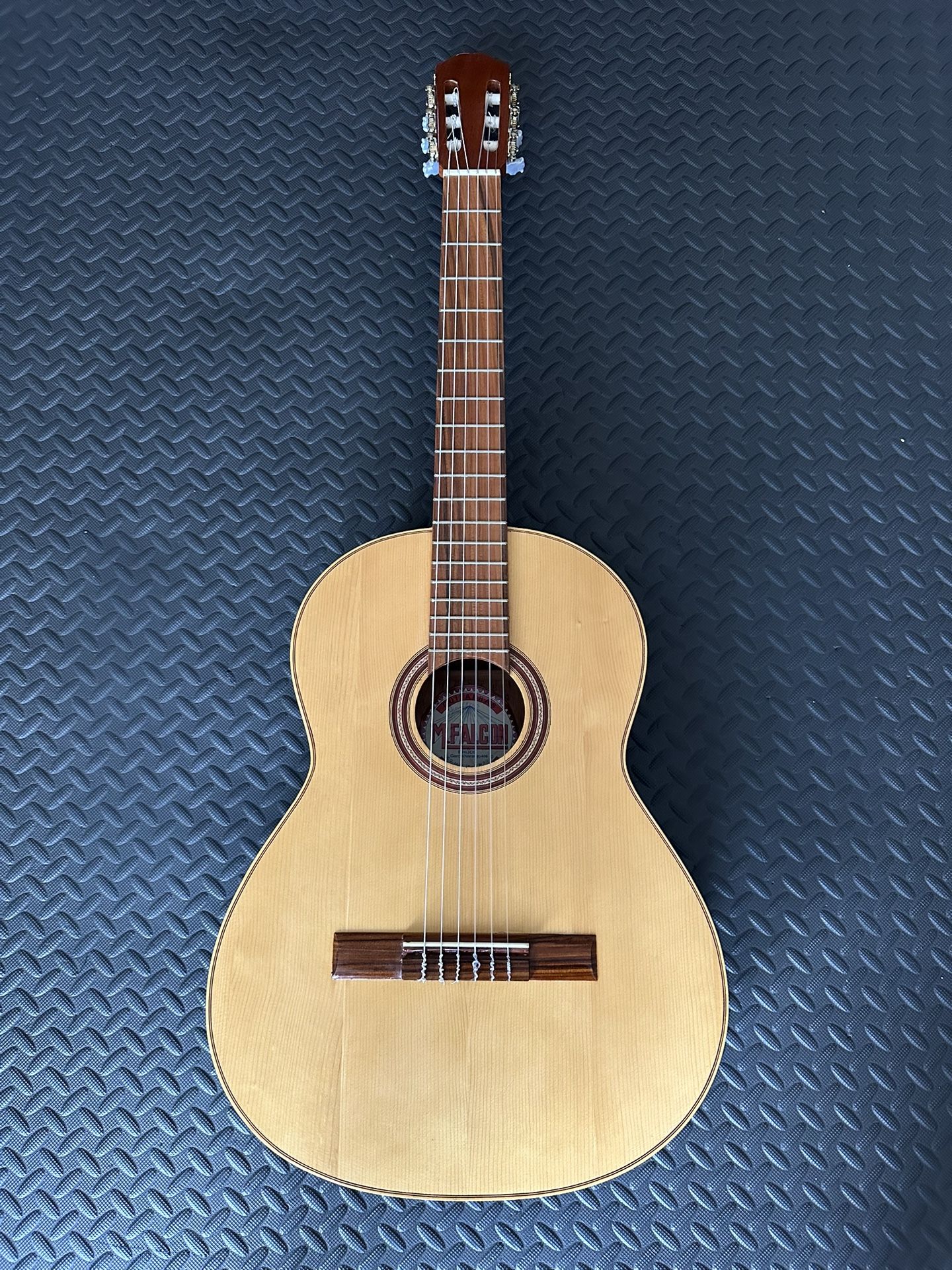 Falcon Classical Guitar Nylon String Peruvian Full Body Traditional Hand Made