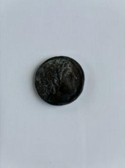 Byzantine Bronze Follis Coin, approx. 6th-7th century AD