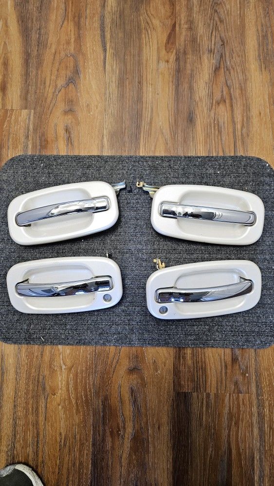 Original Escalade Exterior Chrome Door Handles Complete Set For Tahoe Suburban Yukon Escalade