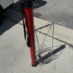 Tennis  Basket And Ball Pickup