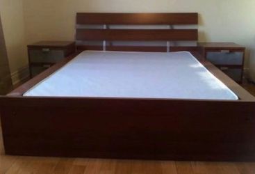 Ikea Brown Bed