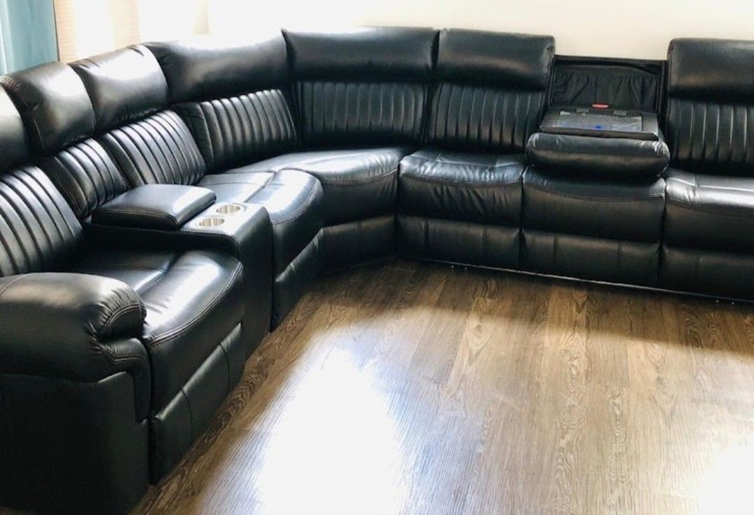 Leather Sectional
