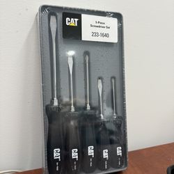 CAT Snap-On 5 set Screwdrivers