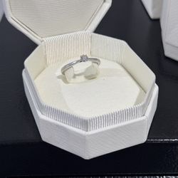 Swarovski diamond engagement ring