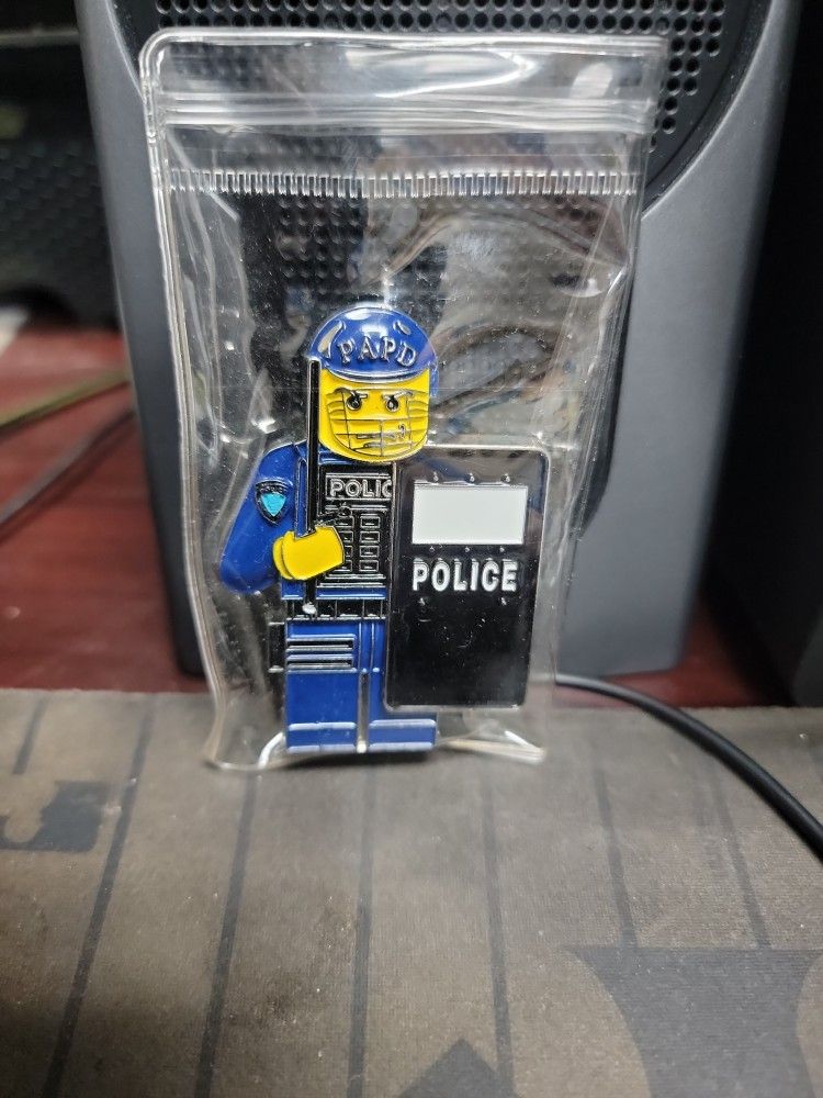 NY City Riots Port Authority PD Lego Man Challenge in Riot Gear-New in Plastic Limited