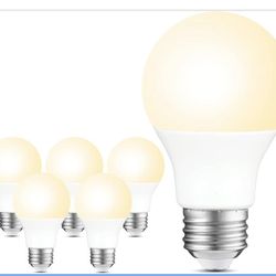 A19 LED Light Bulbs, 60W Equivalent Soft White 2700K, 750 Lumens Non-Dimmable LED Bulbs, Efficient 8.5W, 10000 Hours Long-Lasting E26 Base Bulbs for B