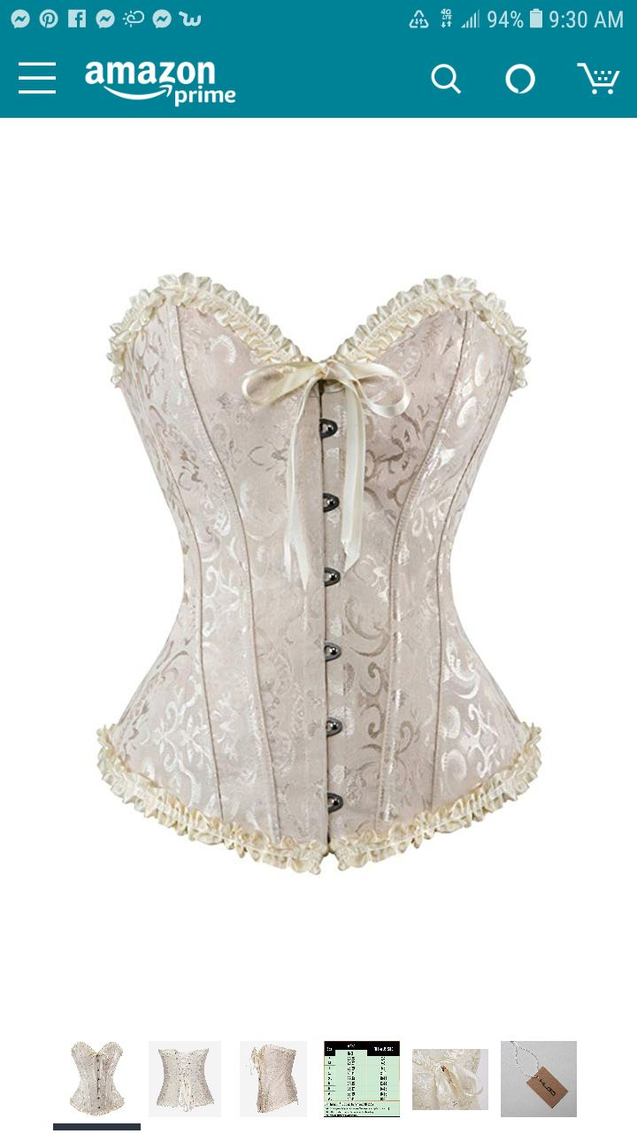💥NEW!💥 Ivory Back Lace Up Adjustable Corset Bustier for Womens