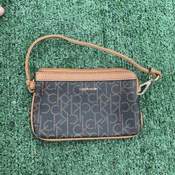 Calvin Klein Women's Monogram Logo Zip Top Swing Bag