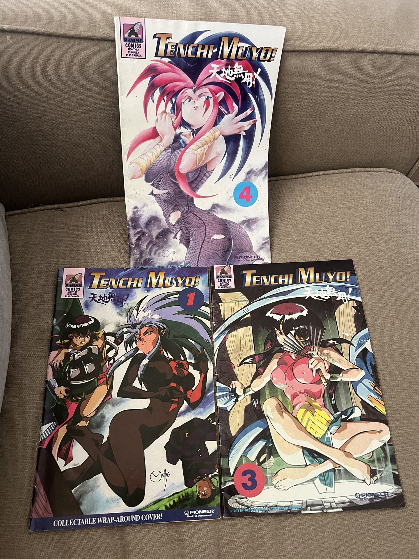 Vintage 1997 Tenchi Muyo Comic Books