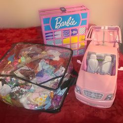Barbie Closet, Van & 100+ Accessories
