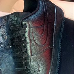 Nike AF1 BLACK ON BLACK. Size 12