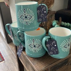 Mugs Moonchild NEW (4) PRICE DROP!  16.00 