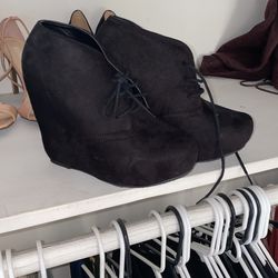 Black Bootie Heels