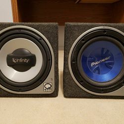 Xfinity/Pioneer Subwoofers & Kenwood AMP