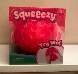 Squeeezey Strawberry Squishy Stress Ball Toy 3+ $12 Each