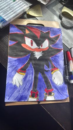 Shadow the Hedgehog Fan Art Drawing
