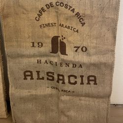 Hacienda Alsacia Coffee Burlap Bag