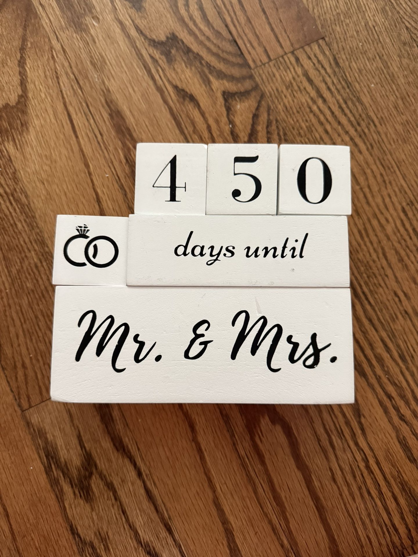 Wedding Countdown Blocks