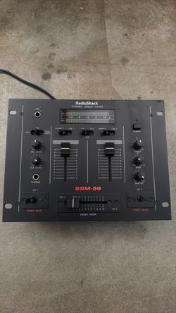 RadioShack SSM-50 Stereo Dj  Mixer