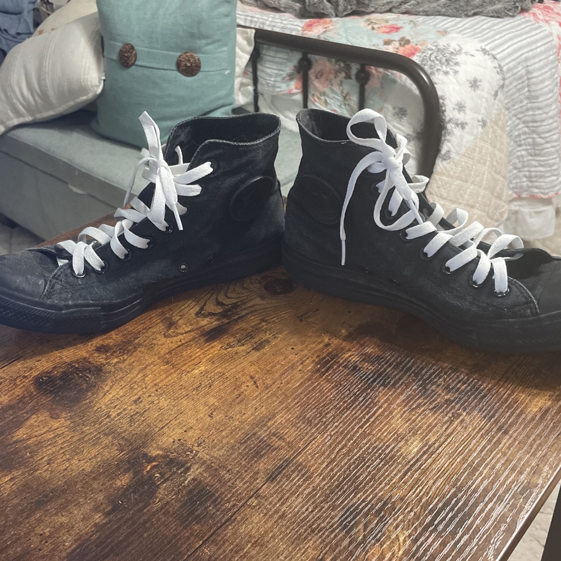 All Black Chuck Taylor converse