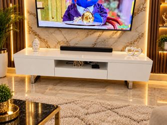White Tv Console