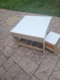24x24 toddlers play/ activity table with storage