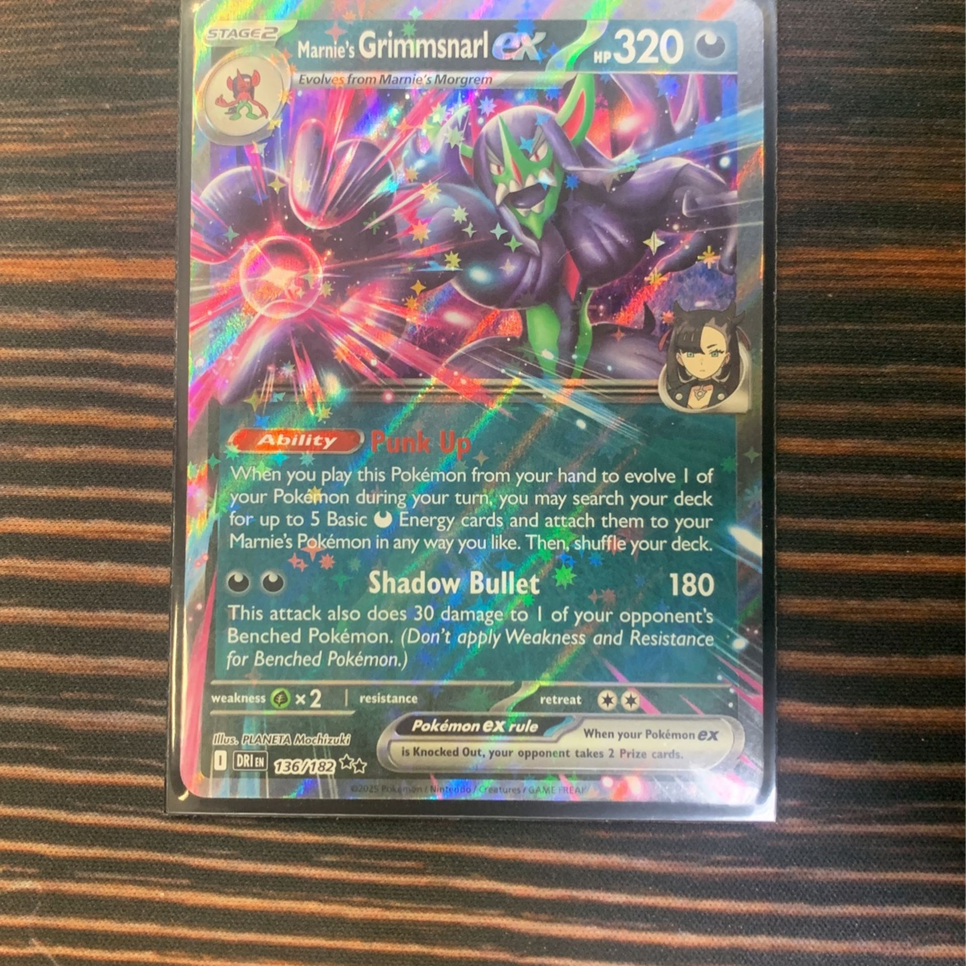 Marnie's Grimmsnarl ex - SV10: Destined Rivals (DRI) Pokemon Card Single