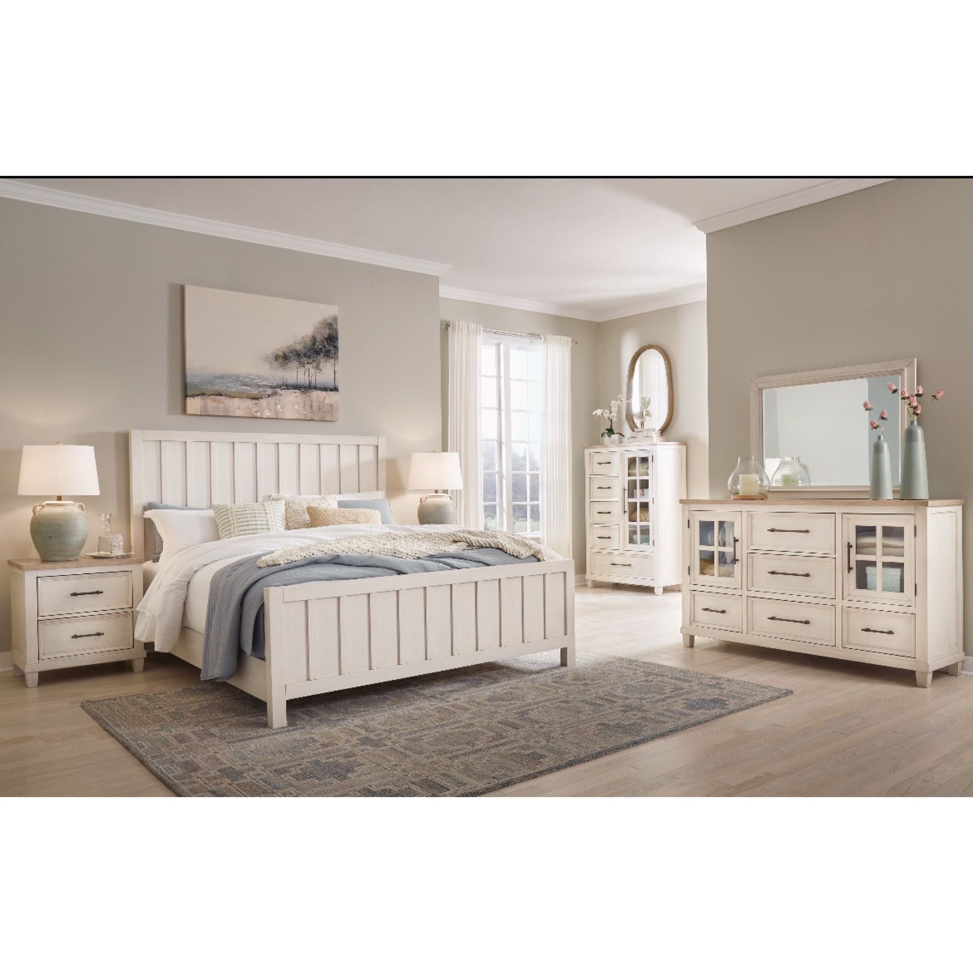 Queen 5pc Bedroom Set By Ashley / $10 EZ Financing Options