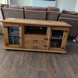 Solid Wood Credenza/TV Stand