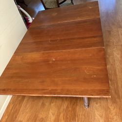 Antique Cherry Table With 4 Chairs