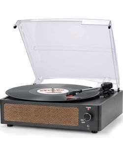 Vinyl Record Player with Speakers Vintage Turntable for Vinyl Records