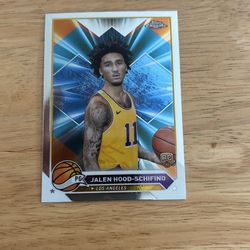 2023-24 Topps Chrome Basketball #35 Jalen Hood-Schifino RC