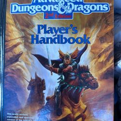 Dungeons & Dragons Player's Handbook Advanced HC Original Cover 2nd Edition D&D