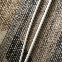White Curtain Rod