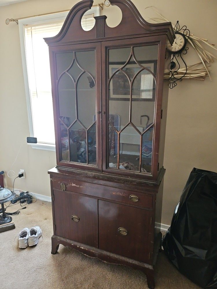 Brown China Cabinet