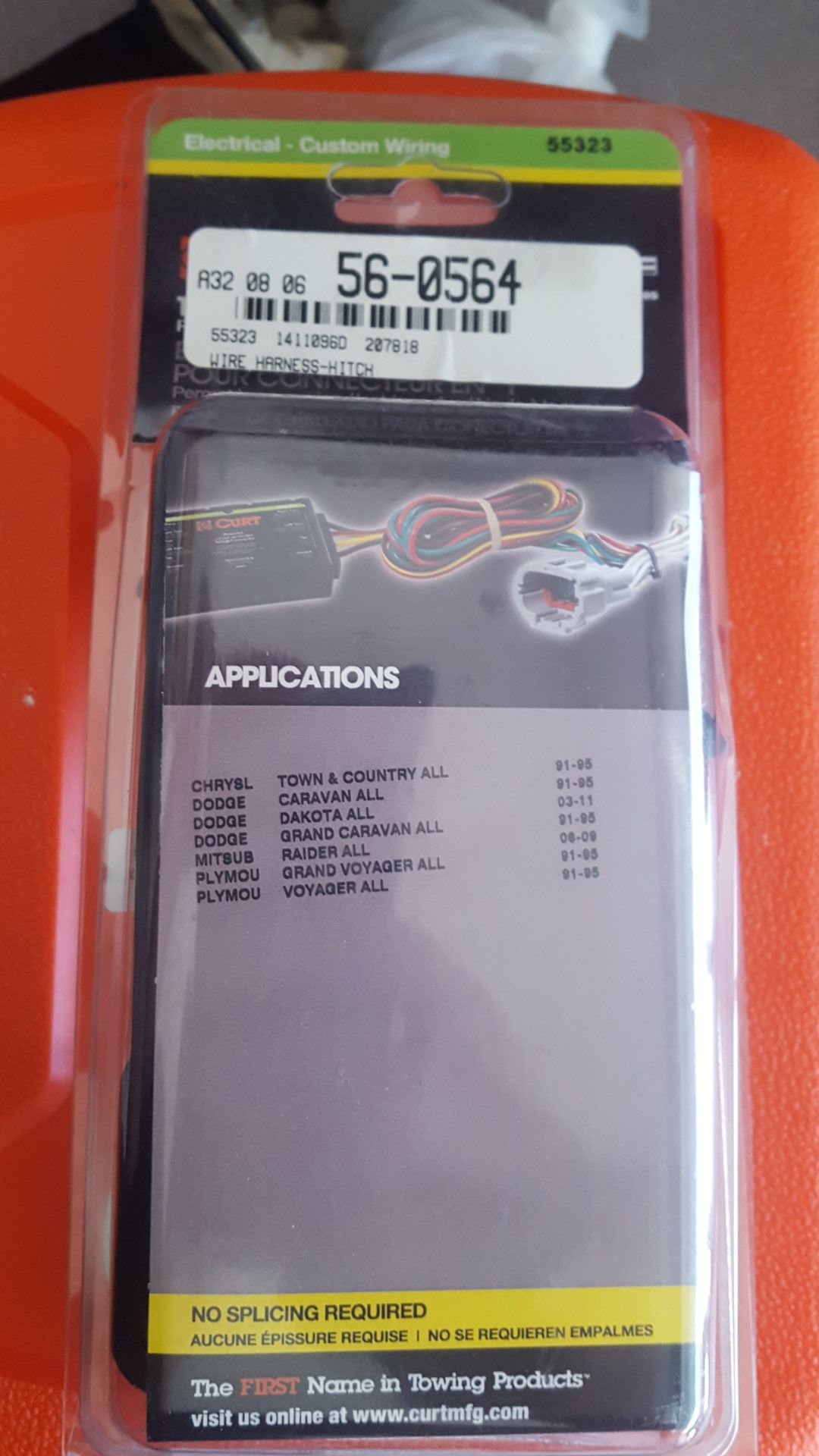 Trailer hitch plug & T-connector wiring kit