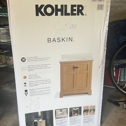 30” Vanity - Kohler Baskin new in box