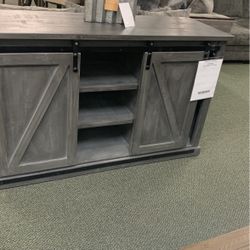 Rustic barn TV stand