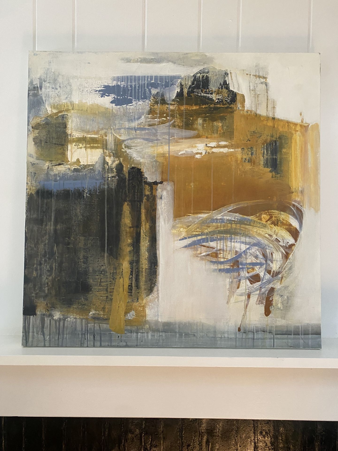 Abstract Painting On Canvas